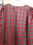 タータンチェックブラウス|YVESSAINTLAURENT