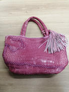 クロコレザーハンドバッグ|IBIZA