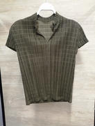 S/Sプリーツバンドカラーカットソー|PLEATS PLEASE