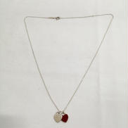 ツインハートモチーフシルバーネックレス|TIFFANY&CO.