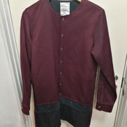 ノーカラーキルティングジャケット|SHREEF