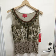 ビーズ刺繍タンクトップ|RENE DERBY