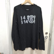 コットンロングスリーブTシャツ|MM6