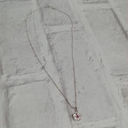 フラワーモチーフネックレス|-NB