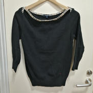 ボートネック七分丈ニット|BURBERRY