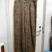 レオパードワイドパンツ|ZARA