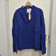 バンドカラーリネンシャツ|CASEY VIDALENC