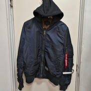 スエットフードMA-1|ALPHA