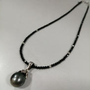 ブラックパールネックレス|NON-B