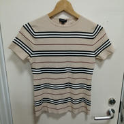 ボーダーSSニットプルオーバー|BURBERRY