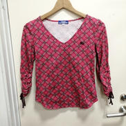 リブシャーリングカットソー|BURBERRY BLUE LABEL