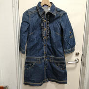 フリルデニムワンピース|BURBERRY BLUE LABEL