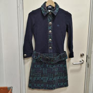 ブルーボタンワンピース|BURBERRY BLUE LABEL