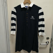 ハーフボタンボーダースリーブシャツ|BURBERRY BLUE LABEL