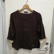 ノーカラーLSシャツ|BURBERRY