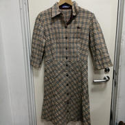 7分袖チェック柄ワンピース|BURBERRY BLUE LABEL