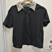 ハーフボタンSSシャツ|BURBERRY