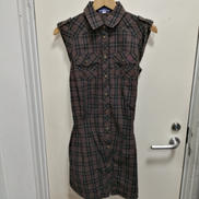 チェック柄ノースリーブワンピース|BURBERRY BLUE LABEL