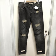 ダメージスキニーデニムパンツ|OFF WHITE