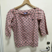 七分袖ボートネックカットソー|BURBERRY