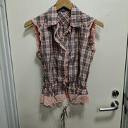 ノースリーブフリルシャツ|BURBERRY