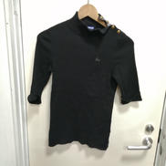 ショルダーボタン五分ニット|BURBERRY