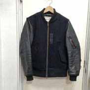 袖レザー切替MA-1|AVIREX