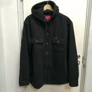 FLEECE HOODIE DENIM SHIRT|SUPREME