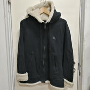 ボアデザインパーカー|BURBERRY BLACK LABEL