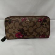 ヴィクトリアンフローラル柄長財布|COACH