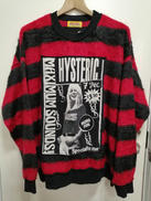 フェイクファーボーダースウェット|HYSTERIC GLAMOUR