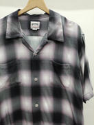 オープンカラーオンブレチェックシャツ|HOUSTON