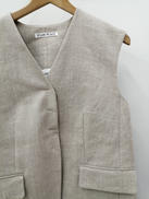 リネン混ベスト|R'IAM-PLAGE