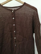 しわ加工ブラウス|LES ATELIERS FRANCAIS DE CONFE