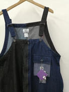 イレギュラーパターンデニムオーバーオール|GUNG HO