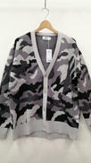 CAMOUFLAGE KNIT CARDIGAN|ATMOS