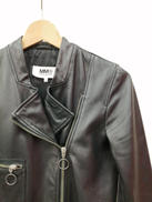 レザーライダースジャケット|MM6