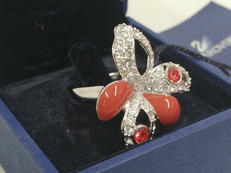 フラワーモチーフリング|SWAROVSKI