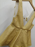 ナイロンコットンラフィア ペプラムプルオーバー|TOMORROWLAND