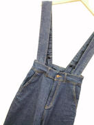 フレンチルック美脚ワイドデニムパンツ|JENNE