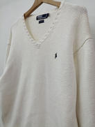 Vネックコットンニット|POLO BY RALPH LAUREN