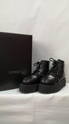 BLACK LEATHER BOOTS WITH METAL|LIMI FEU