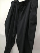 WOOL GABARDINE OUTER DRAPE PAN|YOHJI YAMAMOTO
