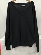 MILANO RIB KNIT DEEP V-NECK|ONIT