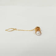 装飾付きK18タイピン|宝石付きカフス