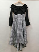 ツイストクロスドッキングワンピース|DAZZLIN