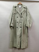 バックフリルスリーブトレンチコート|CLANE