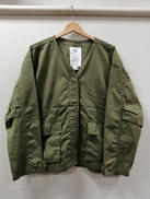 ミニタリーVネックシャツジャケット|NIKO AND...