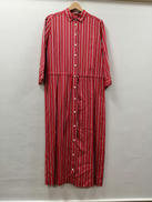 ストライプシャツワンピース|KEITH