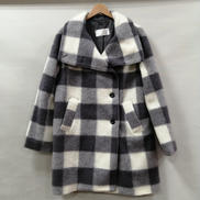 ウールチェックコート|LILIAN CARAT